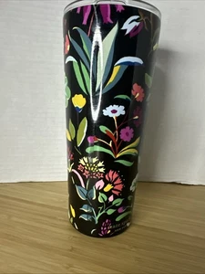 New Kate Spade New York Floral Garden Stainless Steel 24oz Tumbler Travel Mug - Picture 1 of 6