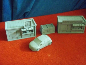 WarGames, stampato in 3D, Buldings Tarrain Cars, Terreno, 28 mm, lotto lavori, - Foto 1 di 7