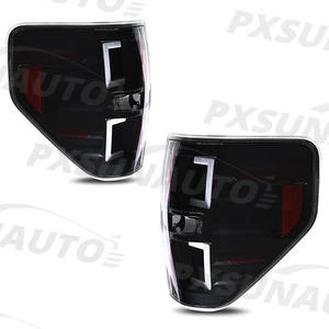 Luces de freno luces traseras LED negras para camioneta Ford F-150 F150 2009-2014 - Imagen 1 de 8