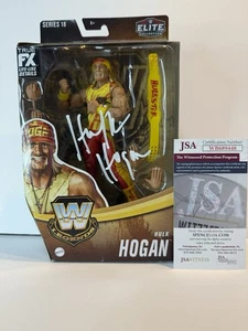 Hulk Hogan Firmado Elite Legends Serie 18 Objetivo Exclusivo JSA Doble Certificado - Imagen 1 de 8