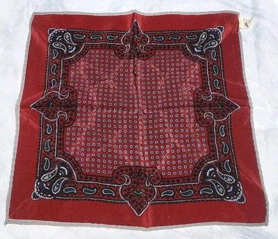 Pañuelo de bolsillo 100 % seda grado soberano Foto 1 de 4