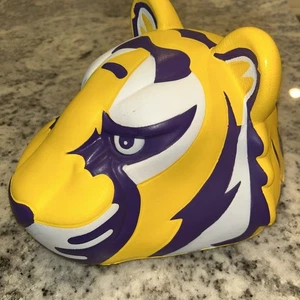 LSU Tigers Foamhead Foam Tiger Head Hat Mascot Head By Starter RARE - Picture 1 of 6