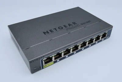 Netgear ProSafe GS108T v2 8-Port Gigabit Smart Managed Network Switch NO PSU - Image 1 of 4