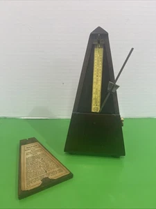 Vintage Seth Thomas Metronome De Maelzel No 309 EUC VINTAGE ANTIQUE - Picture 1 of 13