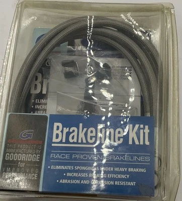 LINHAS DE FREIO DIANTEIRO YAMAHA SR125 92-03 CLÁSSICO PRETO AÇO INOXIDÁVEL SDD - Imagem 1 de 4