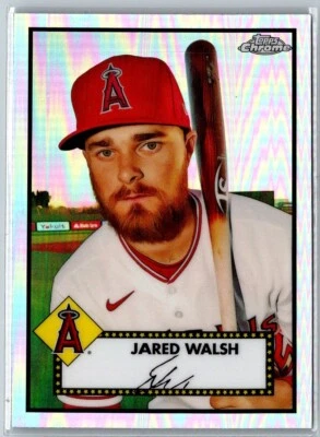 2021 REFRACTOR JARED WALSH LOS ANGELES ANGELS #258 - Image 1 of 2