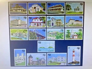 Fiji 409-425, 17 stamps, MNH. Mi 399-415. Famous Houses of Fiji.1979. Lighthouse - Picture 1 of 2