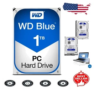 High-Performance 1TB Hard Drive with Fast 5400 RPM and 64MB Cache - WD Blue - Picture 1 of 11