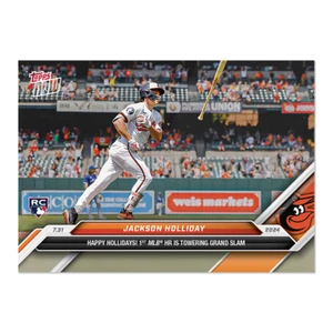 2024 Topps Now #498 Jackson Holliday Baltimore Orioles - Picture 1 of 2