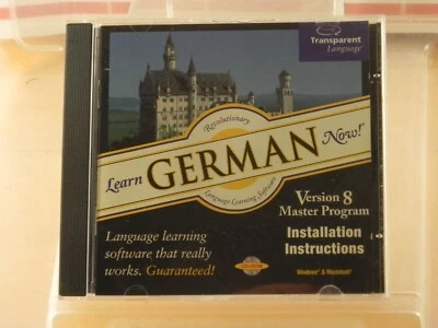 Transparent Language GE-N08 Learn German Now! CD-ROM (GE-N08 / MDSB-P1) - Image 1 of 2