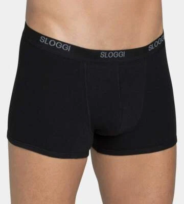 2 Boxers Short Básico de Hombre Con Elástico Exterior Algodón Elástico Sloggi - Imagen 1 de 3