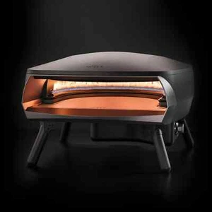Forno pizza a gas WITT ETNA FERMO 16’’ Nero con carrello WITT porta forno - Foto 1 di 7
