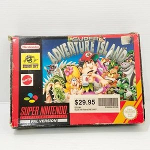 Super Adventure Island + Box, Insert - SNES - Tested & Working! Free Postage - Picture 1 of 9