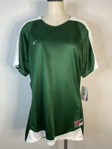 Nike Womens Green/White Dri-fit T-Shirt 2XL NWT - has some flaws - Picture 1 of 9