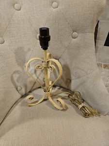 Vintage Metal Scrolled C.N. Burman Table Lamp - Picture 1 of 4