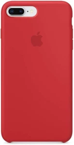 Apple Coque en silicone (pour iPhone 8 Plus / iPhone 7 Plus) rouge - Photo 1 sur 3