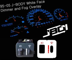  Chevrolet Cavalier White Face DIMMER+FOG 1995-2005 >>JBODY CUSTOMS<< 98 96 95 - Picture 1 of 1