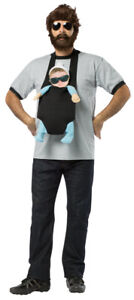 Alan Garner With Baby Carlos Costume Kit The Hangover Baby Carrier Wig Beard