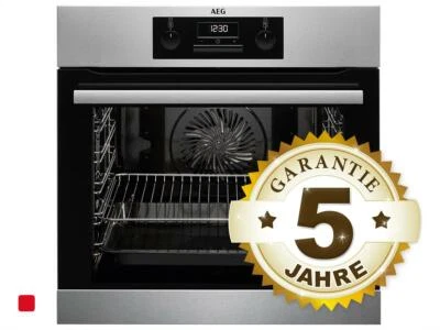 AEG BEB331010M SurroundCook Backofen Edelstahl SafeToTouch Plus MaxiKlasse™ A - Bild 1 von 4