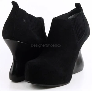 Costume National 1115607 ante Negro Diseñador Botines 6.5 Eu 36.5 - Imagen 1 de 4