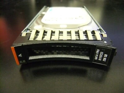 81Y9723 IBM 250GB SATA 2.5" 6GBPS SFF HARD DRIVE 81Y9722 HDD 81Y3850 - Image 1 of 3