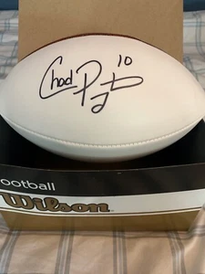 New York Jets CHAD PENNINGTON #10 signiert NFL Football "The Duke" Wilson - Bild 1 von 4