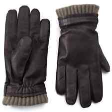 ORVIS "Dorset" Goatskin/Cashmere DARK BROWN Men's Leather Gloves | LARGE | $129