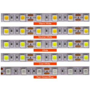 5050 LED Strip Light Lamp RGBW RGB CCT Flexible Tape Room TV Backlight Kitchen - Picture 1 of 22