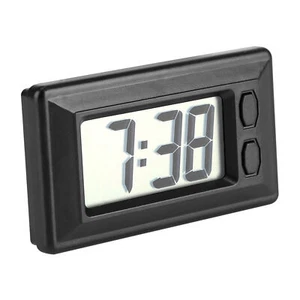 Digitaluhr für das Armaturenbrett - Kleine LED-Uhr, selbstklebend, Mini-Uhr - Bild 1 von 7