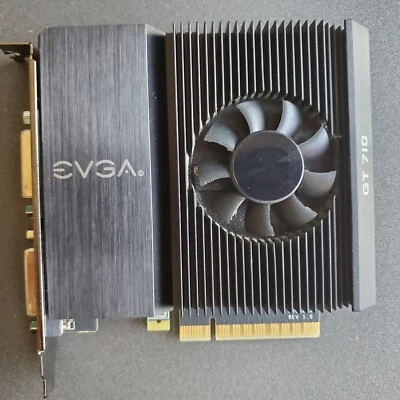 EVGA GeForce GT 710 2GB DDR3 Graphics Card 02GP32717KR - Image 1 of 2
