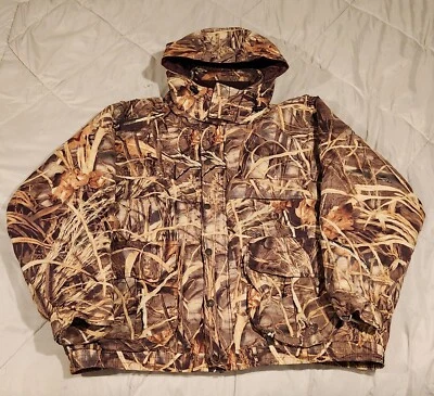 Cabelas Hunting Jacket Mens 3XL Advantage Max 4 HD Camo Coat Waterfowl Insulated - Image 1 of 4