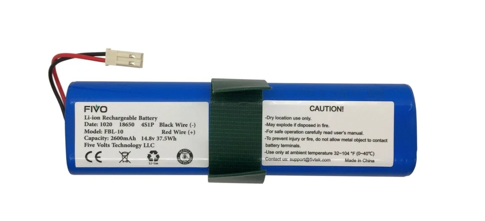 FIVO Replacement Battery for ILIFE V3s Pro, V5s Pro, V8s, X750 Robot Vacuum Cleaners