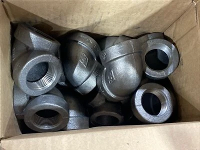 ( 18 QTY ) SCI 1-1/4"  Threaded 90-Degree Screwed Bend New - Image 1 of 4