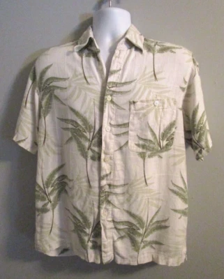 Marc Edwards Washable Linen Hawaiian Button Short Sleeve Casual Shirt - Size M - Image 1 of 4