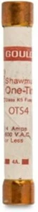 Fusible único Mersen OTS4 4 amperios (4A) OTS 600V (paquete de 1) - Imagen 1 de 1
