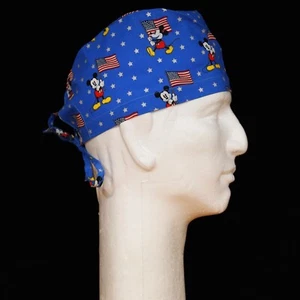Mickey Mouse & 4th July Theme Scrub Hat - Picture 1 of 1