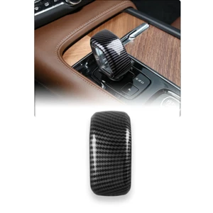 Cubierta de cabeza de perilla de cambio de marchas de fibra de carbono para Volvo XC40 XC60 XC90 S60 S90 - Imagen 1 de 17