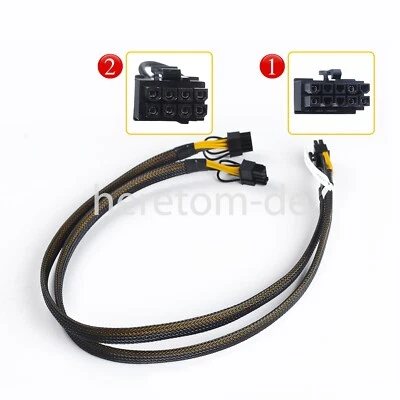 10pin auf 8+8pin Netzteilkabel für HP ML350 DL360 G8 Gen8 GPU Grafikkarte Cable - Bild 1 von 4