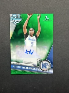 2023-24 Bowman U Chrome Ashton Hardaway Prospects Auto Green Refractor /99 - Picture 1 of 2