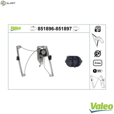 WINDOW REGULATOR 851896 FOR BMW M51D25 2.5L M52B28 2.8L M57D30 2.9L 6cyl 7 E38 - Image 1 of 4