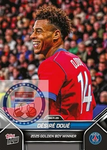 **PRE SALE** Désiré Doué - 2025 Paris Saint-Germain Topps NOW® - Card 1 - Picture 1 of 1