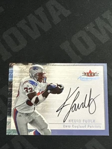 2000 Fleer Autographics Kevin Faulk Football Karte - Bild 1 von 4