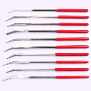 10Pcs/Set Curved Mini Diamond File Kit Special Shaped Needle Files 3??140mm New - Picture 1 of 11