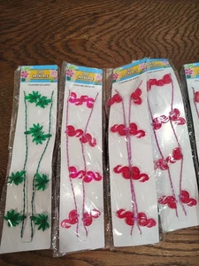 Collar LED Iluminado Flamenco/Palmeras 8 Luces Intermitentes Sin Probar Nuevo - Imagen 1 de 4