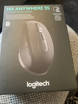Logitech MX Anywhere 3S Performance Wireless Mouse - BLACK NEW BOXED - Image 1 of 2