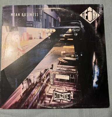 The Firm Mean Business Vinyl 1986 Jimmy Page Paul Rodgers Foto 1 de 4