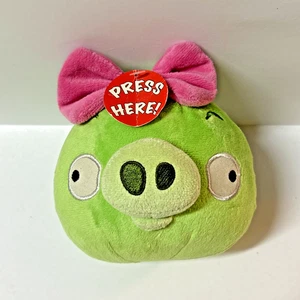 NWT Angry Birds Seasons Valentine's Bow Pig Plush | 5" 2011 CWT (J11) No Sound - Picture 1 of 6