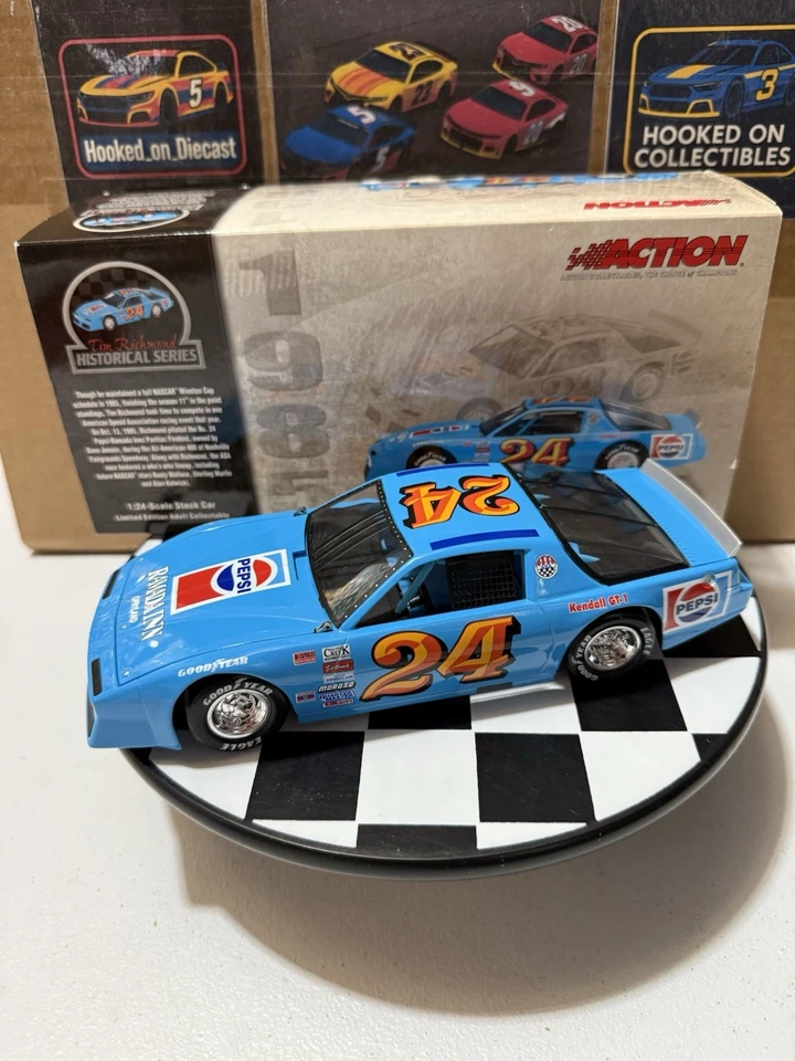 TIM RICHMOND #24 PEPSI 1985 FIREBIRD XTREME 1/24 NASCAR DIECAST Foto 1 de 4
