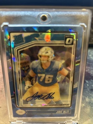 2024 Donruss Optic Joe Alt RC Rated Rookie Blue cracked ice  /15 AUTO #254 - Image 1 of 2