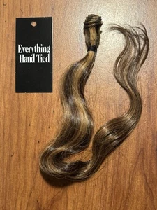18 Inch Hand tied hair extensions EHT REMY INTACT CUTICLE - Picture 1 of 3